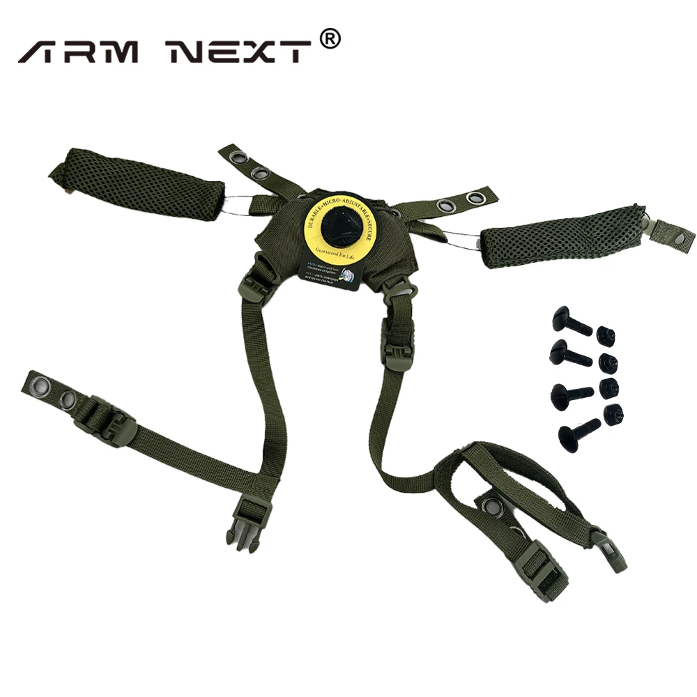 Sistema de suspensión para casco táctico, cordón de suspensión, correa para la barbilla para equipo Wendy FAST MICH, accesorios para casco táctico - imagen 2