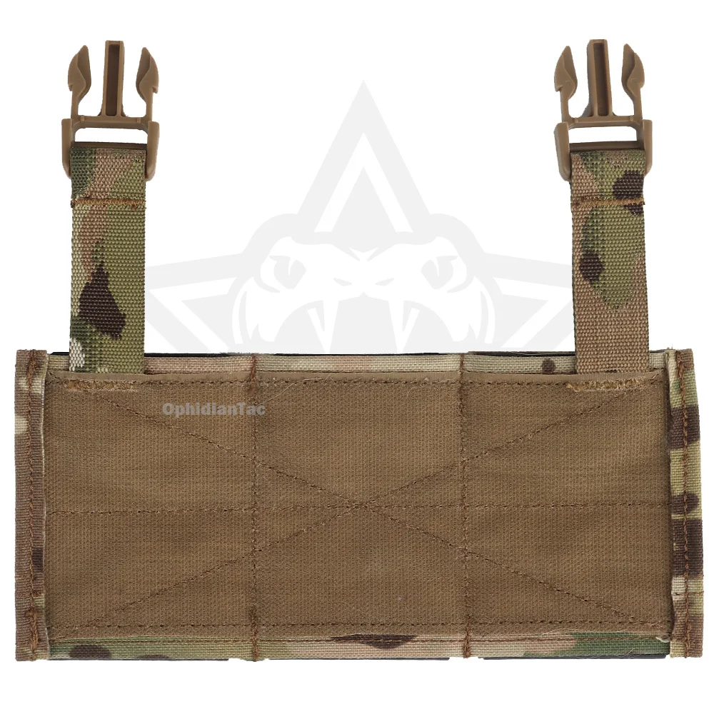OPHIDIAN FAST 5,56, bolsa Triple para revistas, portador de placa media, Panel frontal M4 AR15, revistero, accesorios para chaleco Airsoft - imagen 5