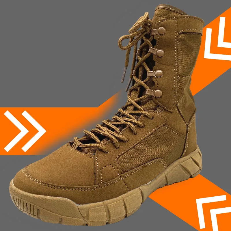 Botas de entrenamiento de escalada para hombre, zapatos ligeros para el desierto, senderismo al aire libre, transpirables, novedad de verano - imagen 3