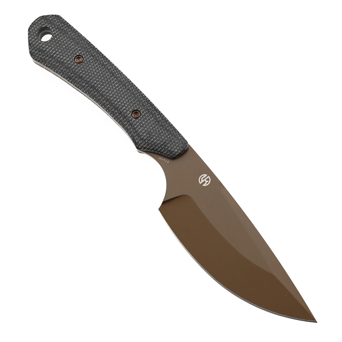 Kansept G006 cuchillo de hoja fija Flank D2 G10 Micarta fibra carbono - imagen 5