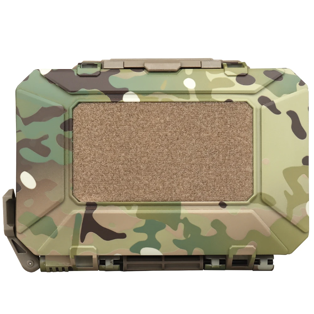 Estuche de seguridad para pistola táctica, caja de herramientas acolchada de espuma a prueba de golpes, sistema MOLLE, equipo de caza Airsoft, caja de almacenamiento bloqueable - imagen 2