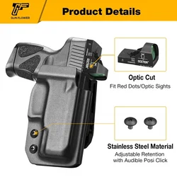 Funda Kydex OWB para Taurus G2C, G3C y Millennium G2 mano derecha