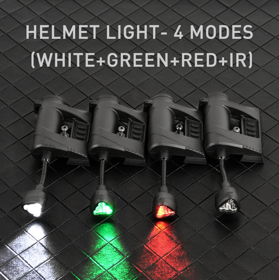 WADSN linterna táctica Tec Charge Pro MPLS, lámpara de señal para casco Airsoft, luz roja/Verde/blanca/IR, iluminación LED para Softair - imagen 3