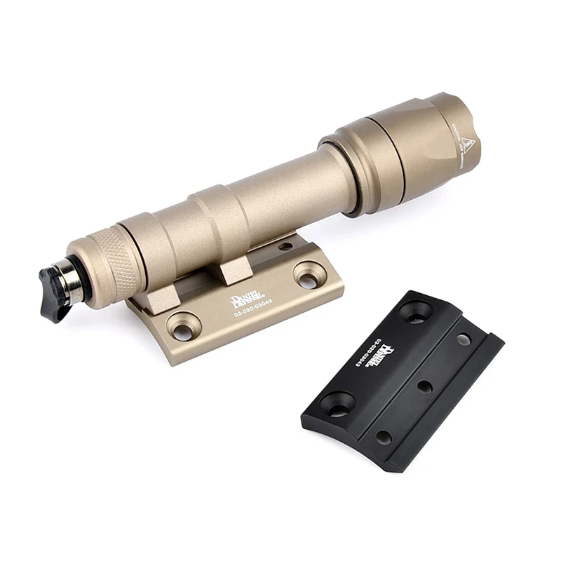 Luz de explorador montaje lateral DD CNC Keymod M-LOK Rail para SF M300 M600 linterna táctica soportes de Base accesorios de caza - imagen 5