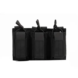 Bolsa táctica Molle abierta doble, Triple Mag para herramienta de bolsa Mag para pistola y Rifle