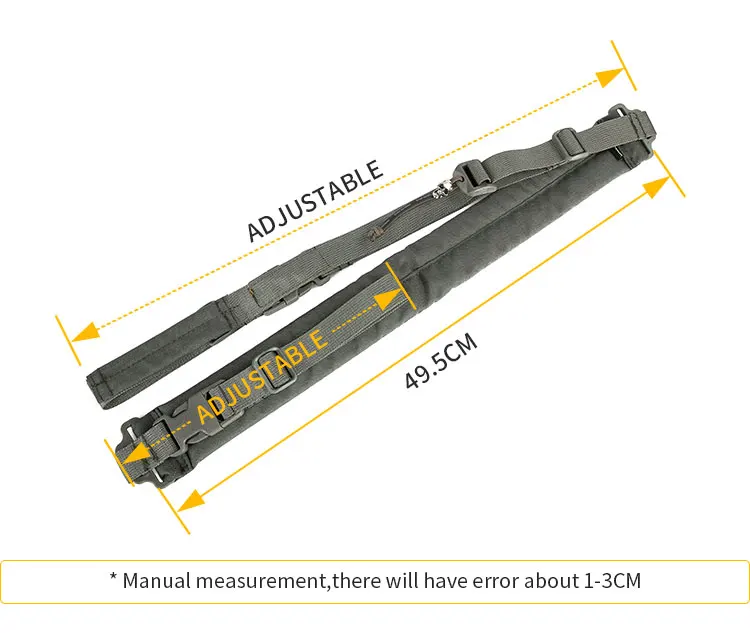 Emersongear táctico 2 puntos Rifle Gun Sling correa de hombro acolchada ajustable rápida Airsoft caza Camping Gear Nylon EM8333 - imagen 3