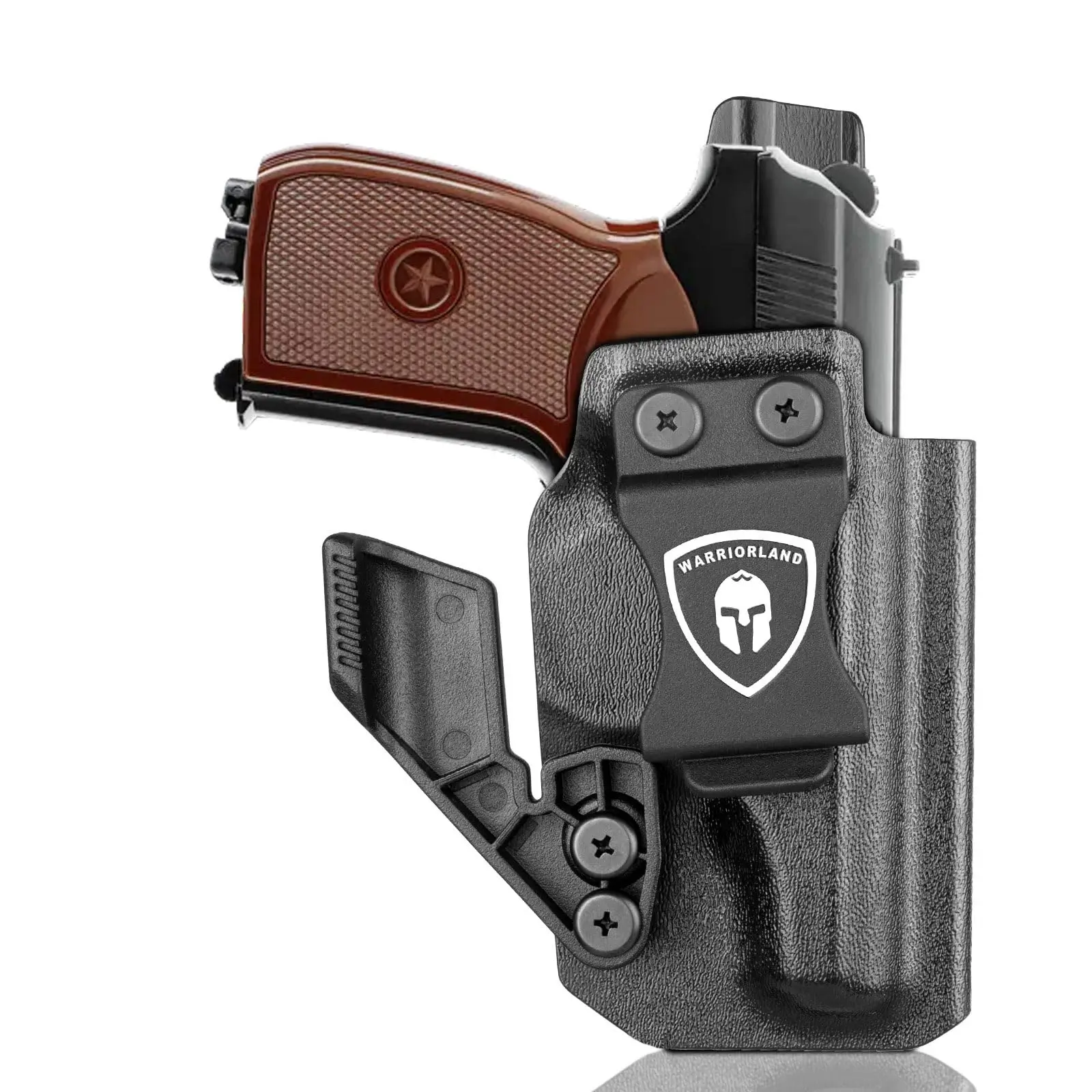 Solo Compatible con pistola Makarov MP, funda IWB Kydex con corte óptico de garra, funda de transporte oculta con pretina interior, mano derecha