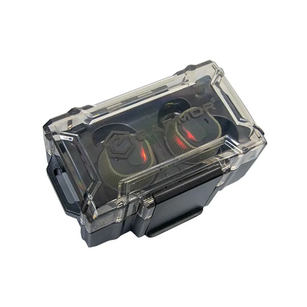 Earmor M20 Tapones para los oídos intrauditivos Tapones para los oídos electrónicos antiruido NRR26 para disparar Protección auditiva - imagen 4