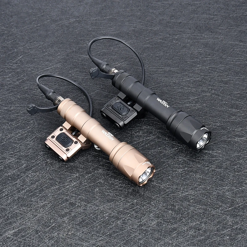 WADSN-linterna táctica M600 M600C M300 M300A, accesorio de luz de explorador de armas Airsfot, interruptor de presión Modbutton, ajuste de riel de 20mm - imagen 4