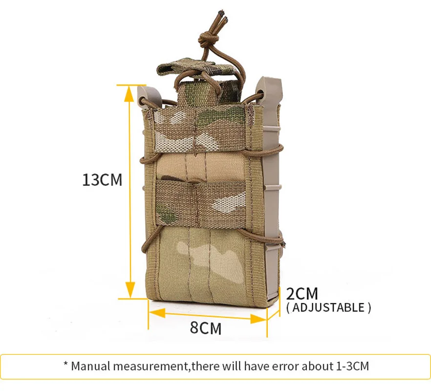 Emersongear-bolsa para revistas táctica Molle Mag, Rifle portátil Modular, bolsa de bomba individual para 556 M4 M16 AR15 SR52 P-MAGS M1A1 EM6345 - imagen 3