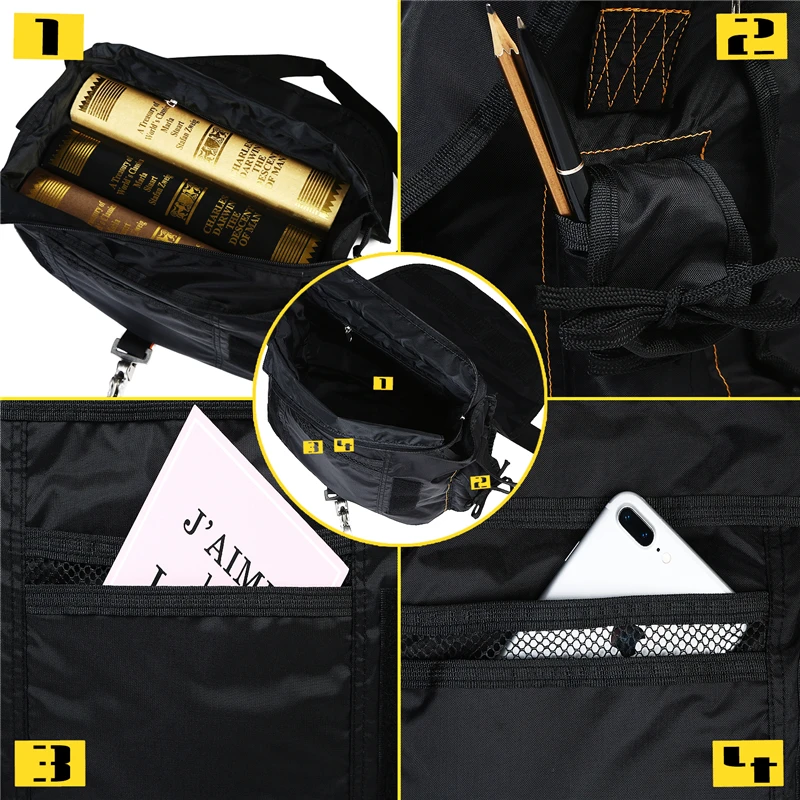 Bolsos de hombro para hombre, bolsa cruzada de viaje informal, bolsas de mensajero, bolsa de mensajería militar - imagen 5
