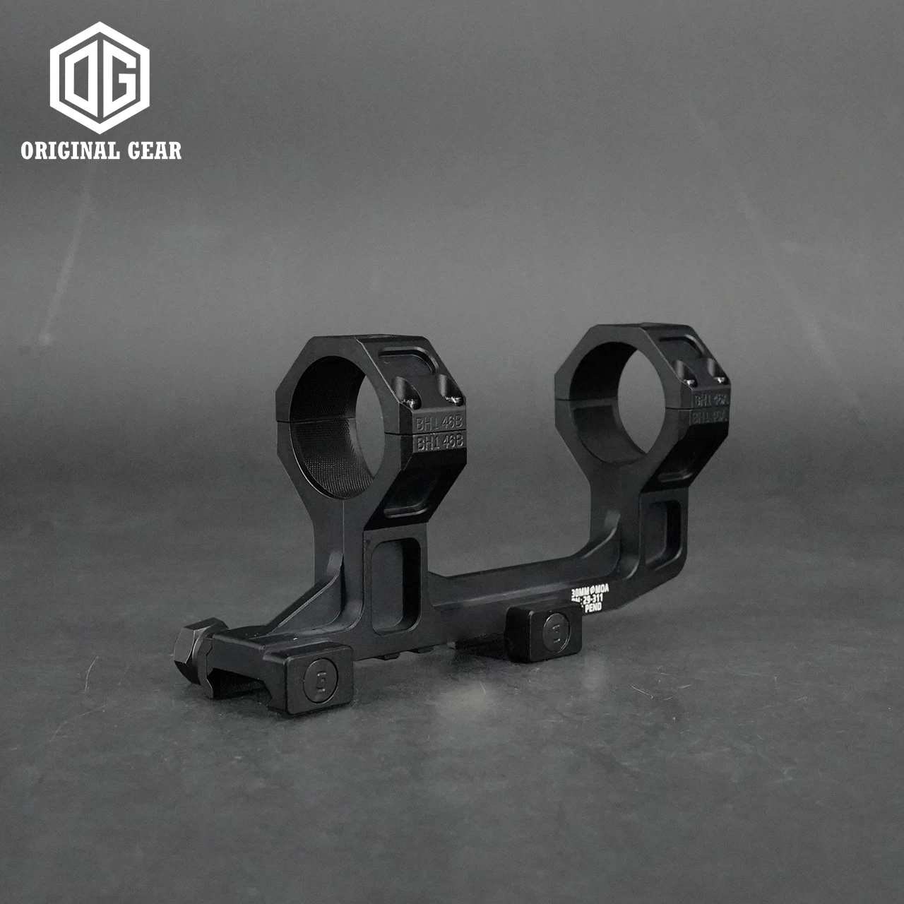 GE-Soporte Universal para mira telescópica de 30mm, tubo óptico de 1,54 pulgadas de altura, hecho de aluminio CNC, para caza y Airsoft táctico - imagen 3