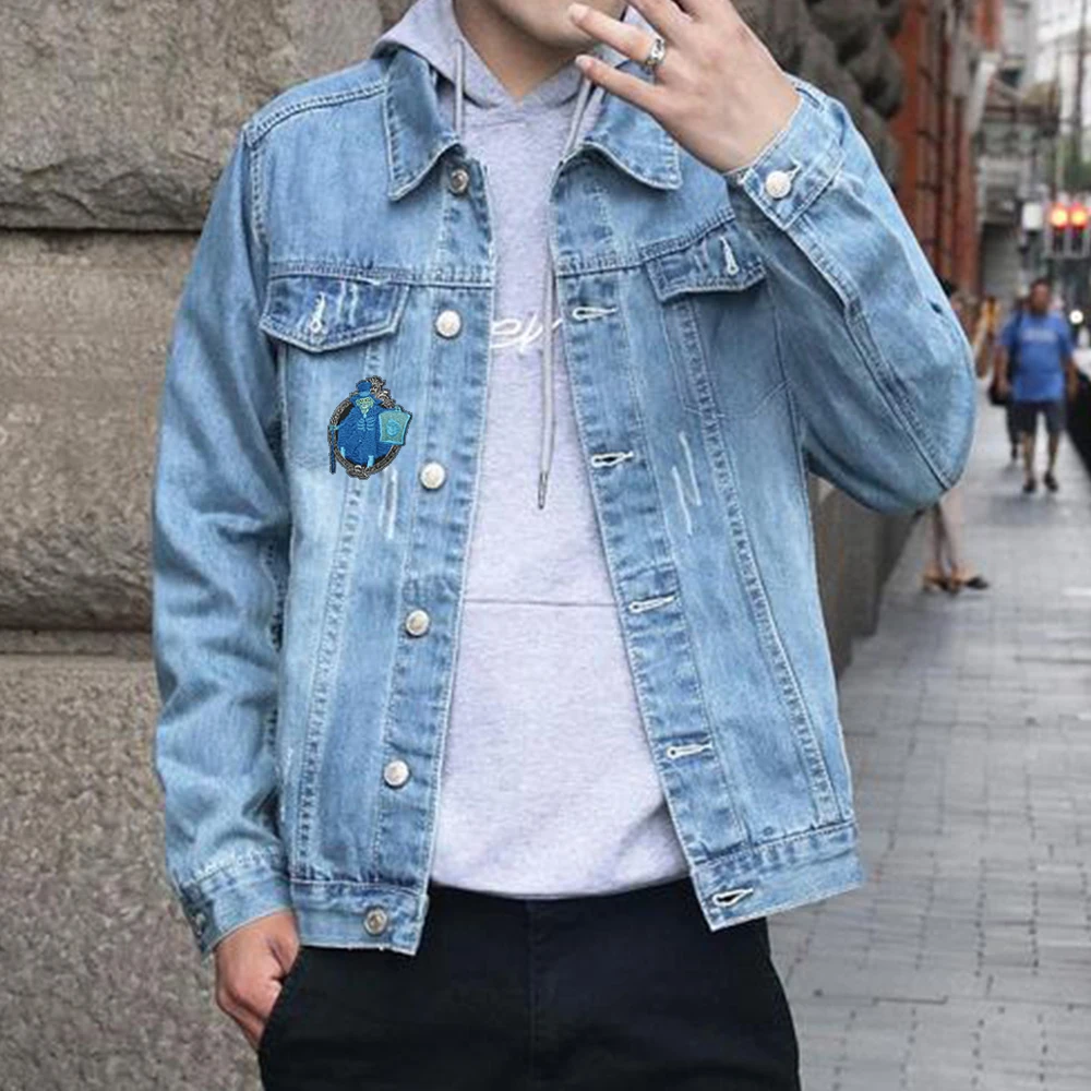 Parches bordados de calavera Punk con espejo para ropa, apliques de chaquetas para planchar, insignias de ropa de costura geniales - imagen 5