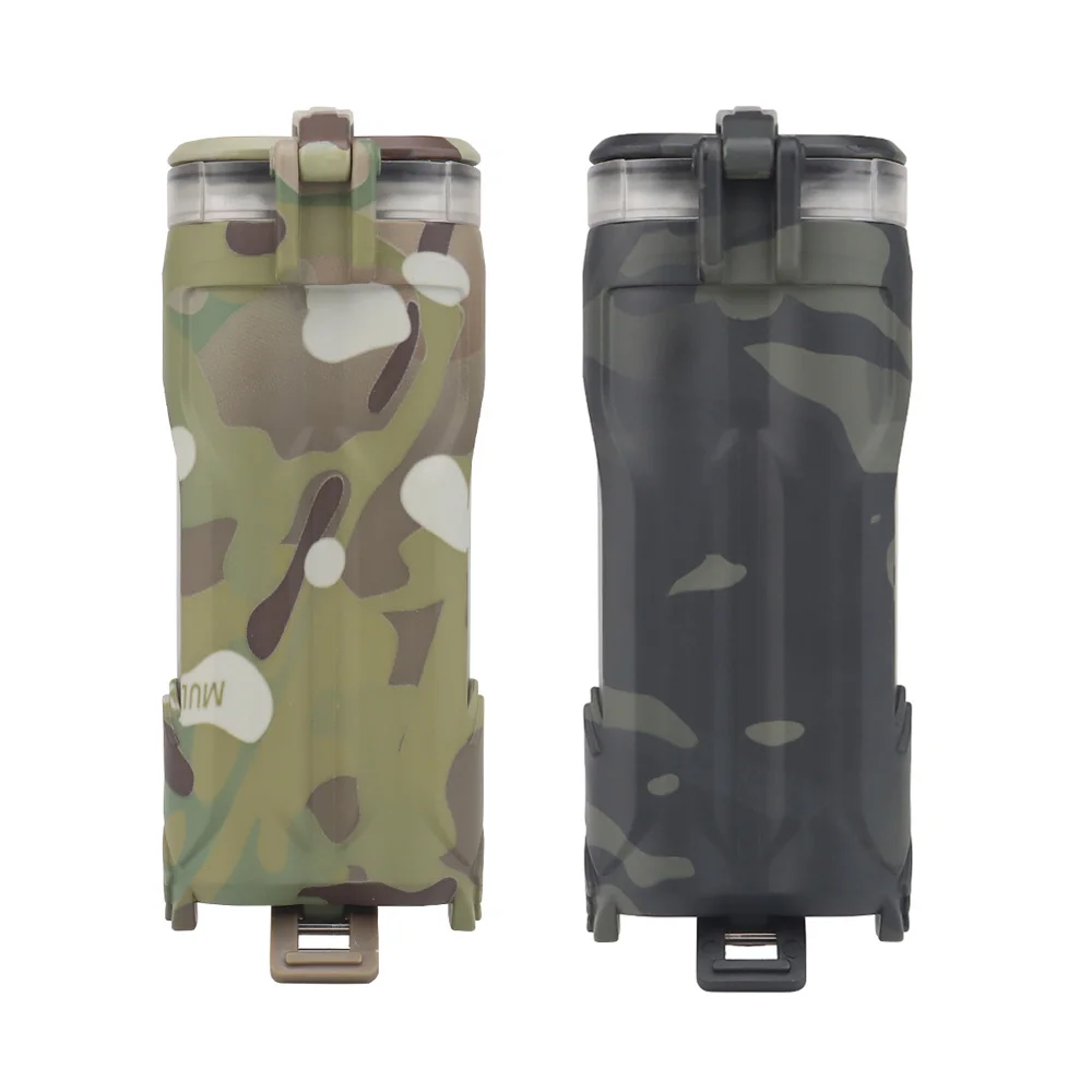 Caja de almacenamiento de batería táctica MOLLE Airsoft, estuche de herramientas de caza, resistente al agua, CR123, pilas AA/AAA 18650, equipo de transporte