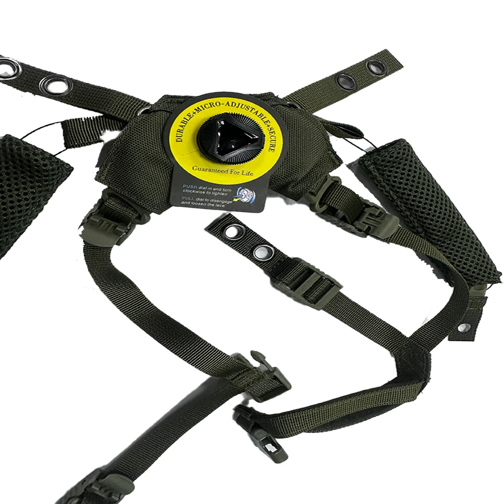 Sistema de suspensión para casco táctico, cordón de suspensión, correa para la barbilla para equipo Wendy FAST MICH, accesorios para casco táctico - imagen 5