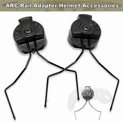 EARMOR-Adaptador de riel para casco de montaje de auriculares táctico, adaptador de auriculares táctico para adaptador de riel de arco, accesorios para casco