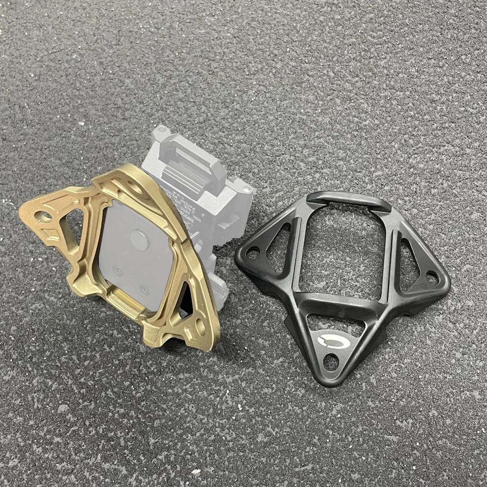 Soporte de marco para casco militar, adaptador de cubierta NVG, riel de arco esqueleto de 3 orificios, aluminio ligero para casco FAST MICH - imagen 5
