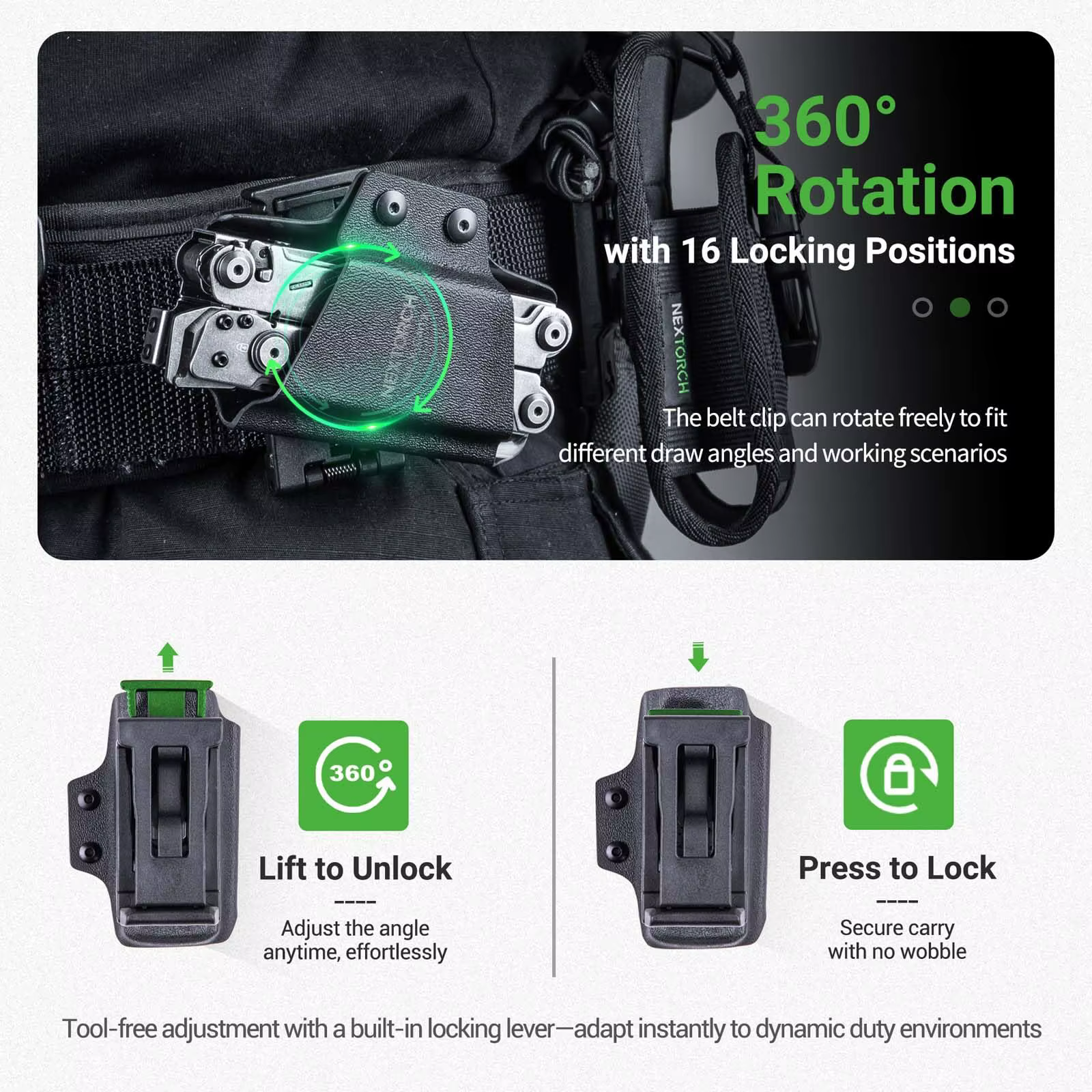 NEXTORCH V41 Funda EDC multiherramienta extracción rápida Pioneer - imagen 5