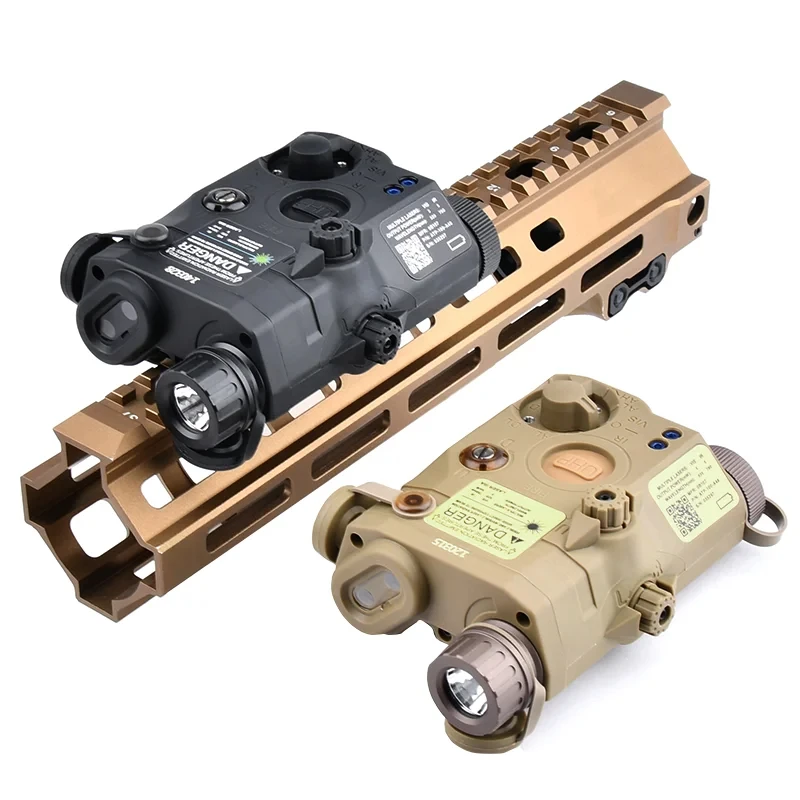 PEQ-15 Puntero Láser Airsoft Verde Rojo Azul IR LED Táctico - imagen 3