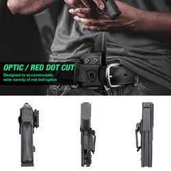 Funda Kydex IWB Glock 43/43X MOS – Porte oculto diestro con claw
