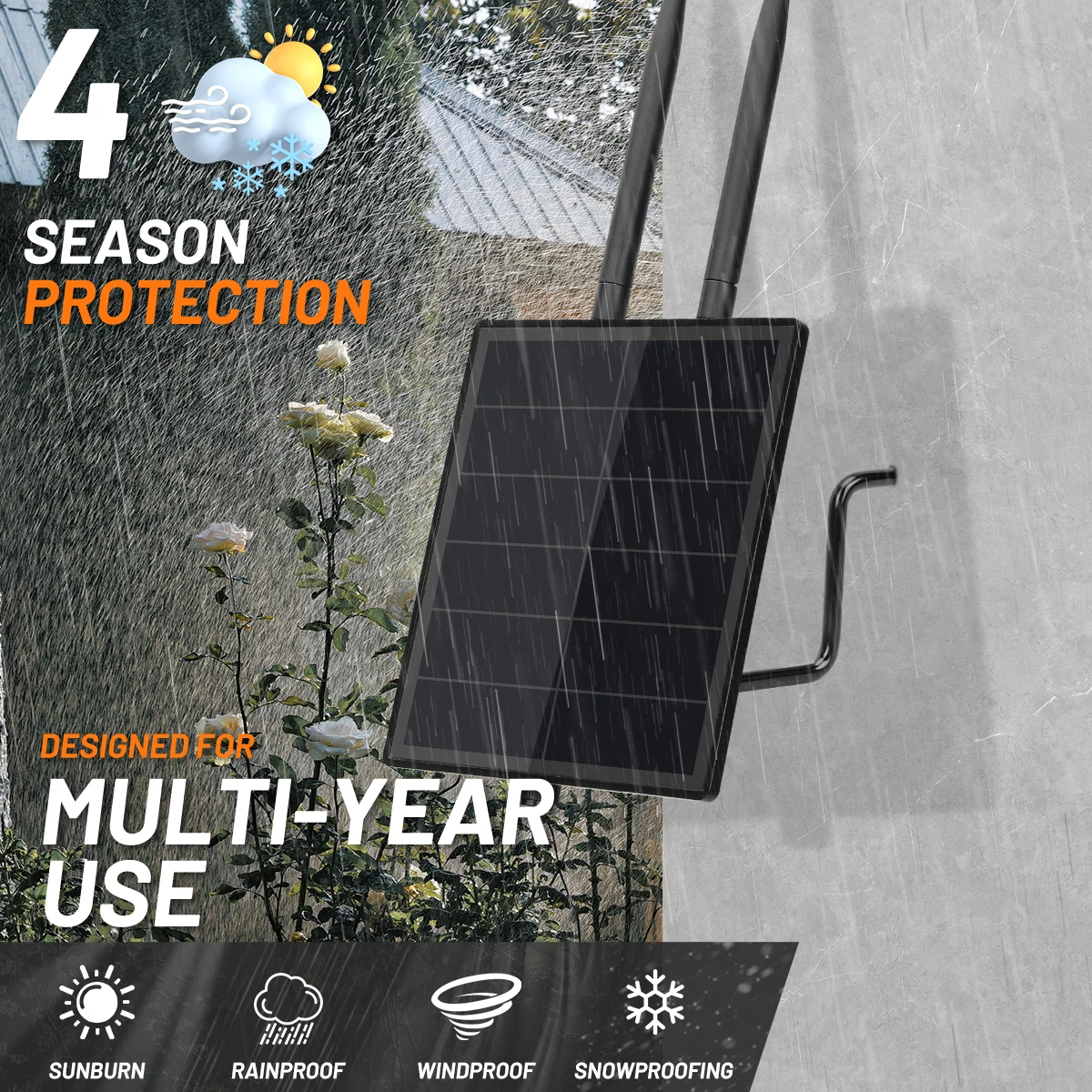 Nodo meshtástico Solar LoRa para exteriores, batería integrada, bloque de masa RAK19007 RAK4630, módulo LoRa para comunicador LoraWan de largo alcance - imagen 4