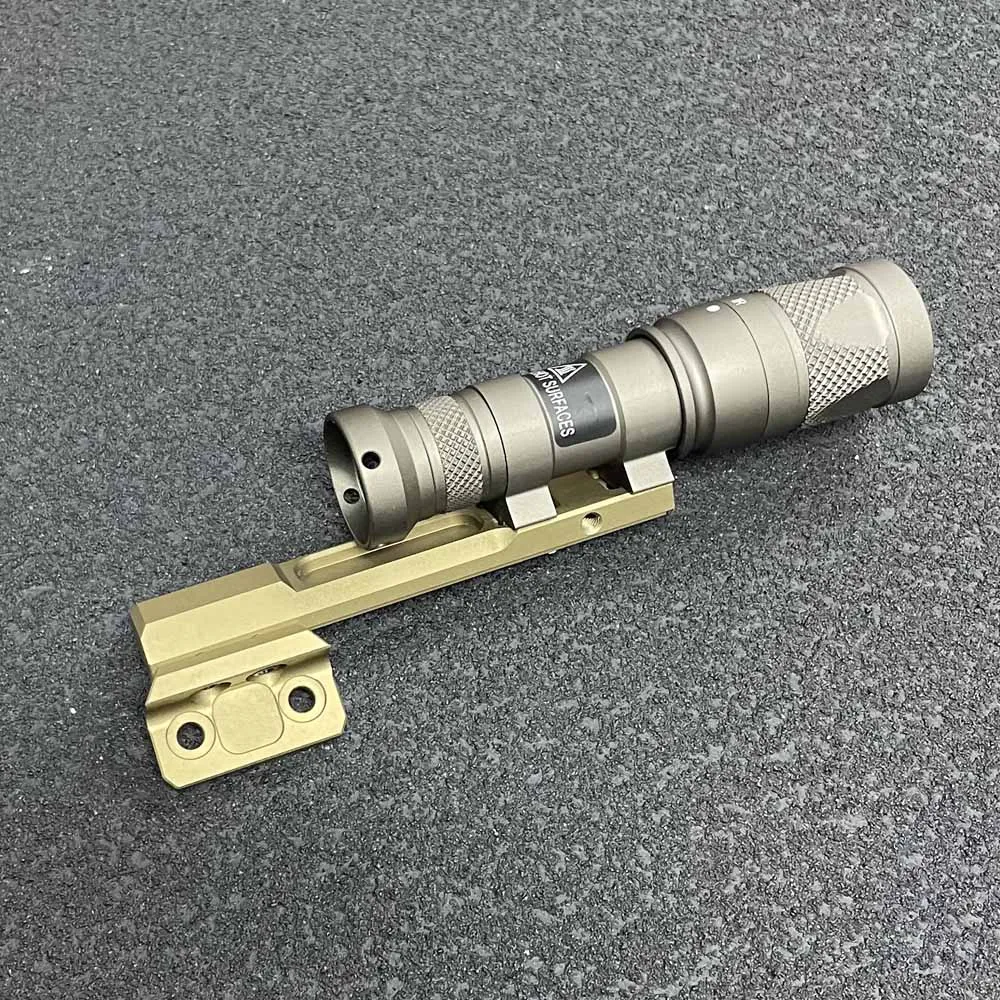 Soporte de luz de barra larga adaptable Thorntail para SF M300 M600, Base de montaje de luz de explorador compatible con riel Picatinny Mlok Keymod - imagen 5