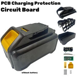 Caja de plástico para batería de iones de litio DCB200, placa de circuito de protección de carga PCB, carcasa para herramienta eléctrica de litio Dewalt 18V 20V