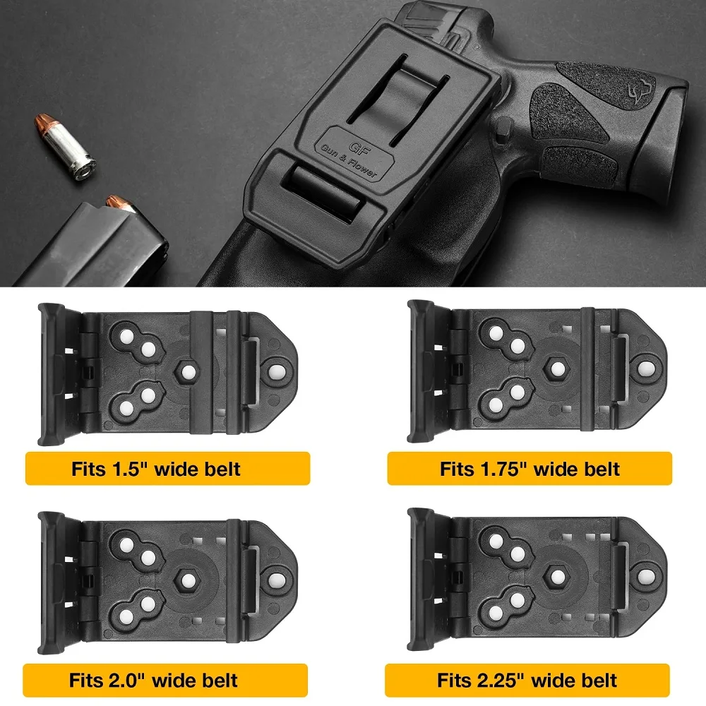 Para Taurus G2C/G3C/Millennium G2 PT111/PT140, funda Kydex OWB, cómoda con Clip para cinturón de 2,25 ", mordaza para mano derecha - imagen 3
