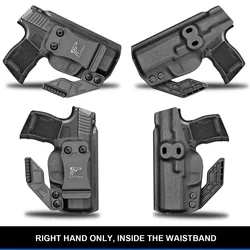 Sig Sauer P365 Funda IWB Kydex con garra para mano derecha