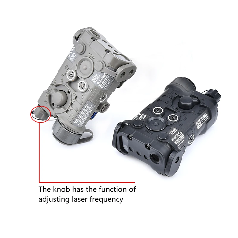 Interruptor de presión estroboscópico de luz blanca para arma de caza, accesorio táctico de nailon de plástico NGAL, punto verde, azul y rojo - imagen 4