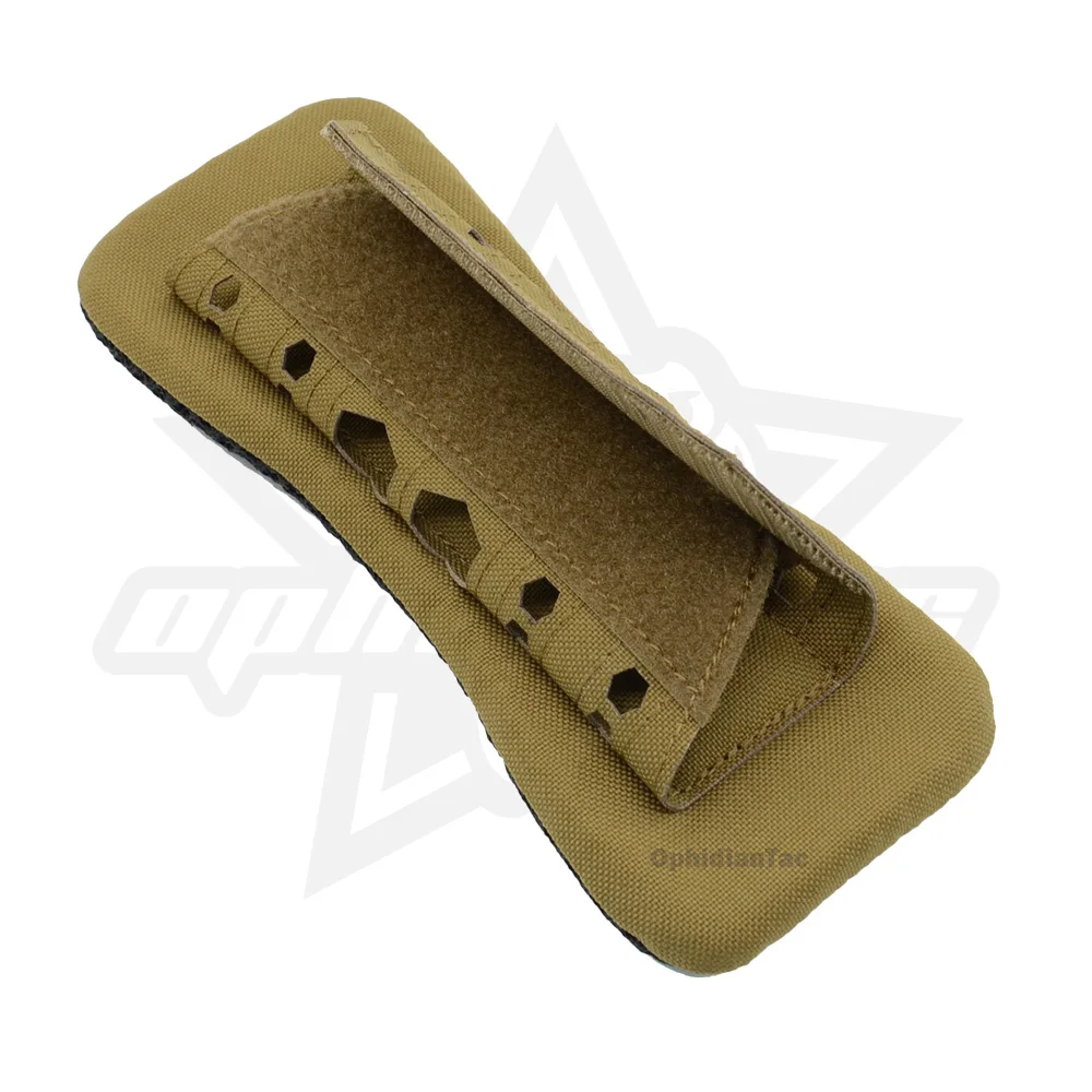 OphidianTac chaleco táctico de corte láser, almohadillas con correa para el hombro, mochila al aire libre, cojín de malla transpirable, almohadilla para el hombro, chaleco de caza - imagen 3