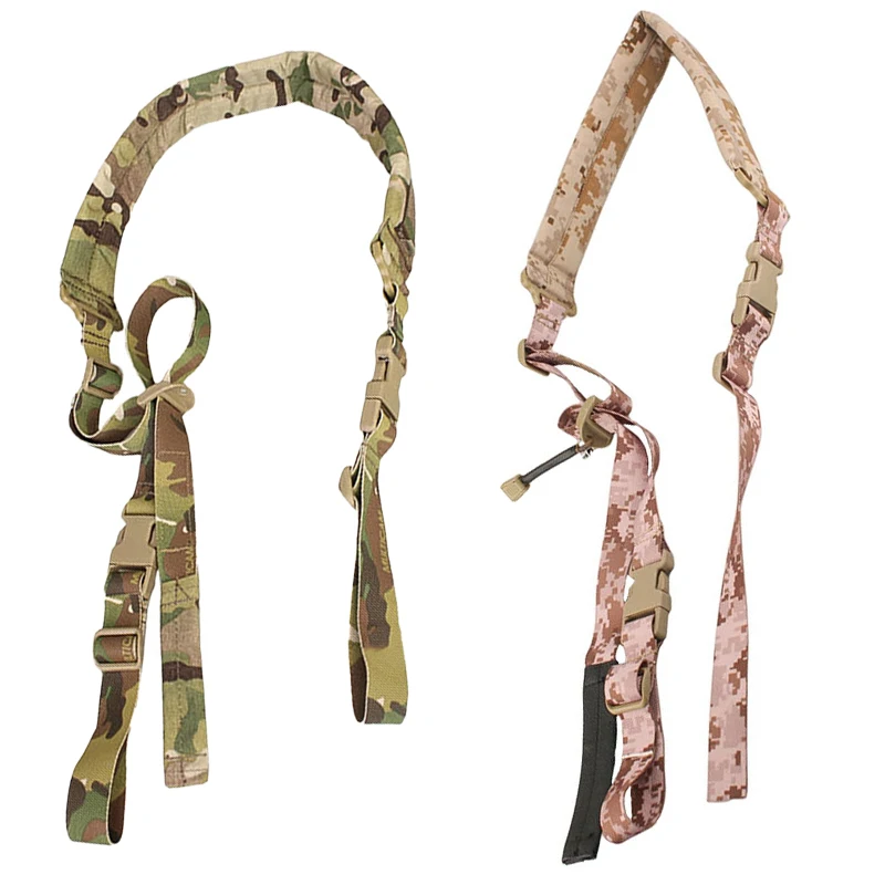 Emersongear táctico 2 puntos Rifle Gun Sling correa de hombro acolchada ajustable rápida Airsoft caza Camping Gear Nylon EM8333 - imagen 2
