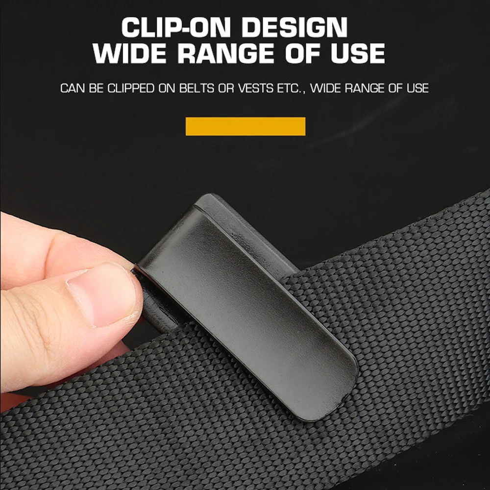 Luz de señal táctica MOLLE para chaleco de caza, cinturón con Clip, casco de seguridad de supervivencia, lámpara intermitente, herramienta de Camping impermeable - imagen 4