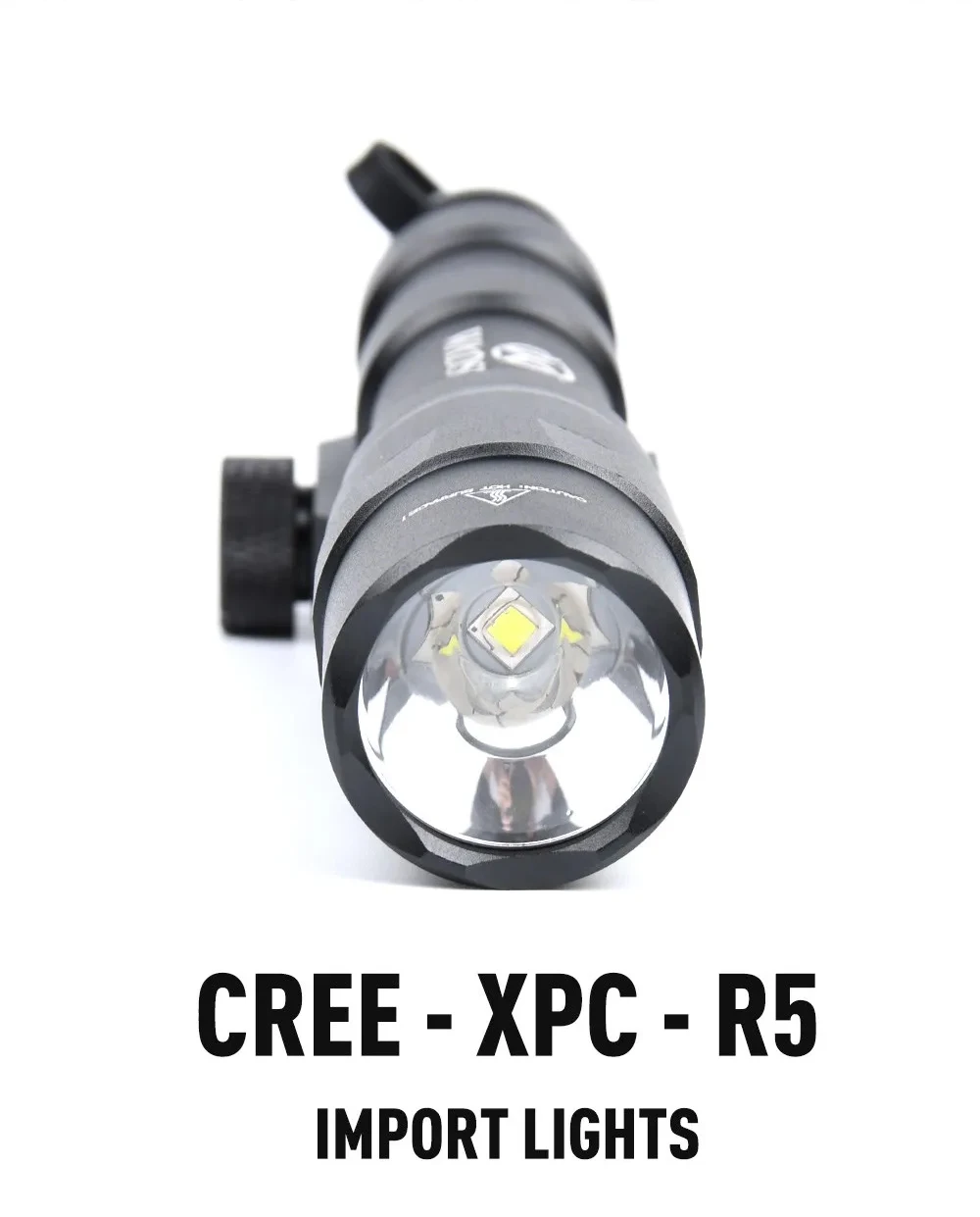 Wadsn-linterna táctica M600DF de 1400 lúmenes de alta potencia, luz de explorador de Metal DS07, interruptor de presión de doble función - imagen 5