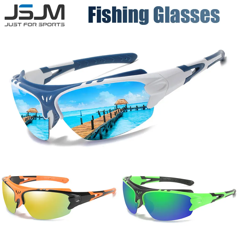 Jsjm Gafas de Sol Polarizadas UV400 Hombre Ciclismo Pesca Outdoor - imagen 2