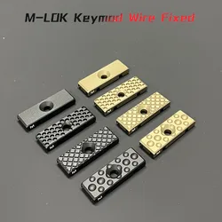 Guía de cables M-LOK Keymod aluminium CNC rail táctico