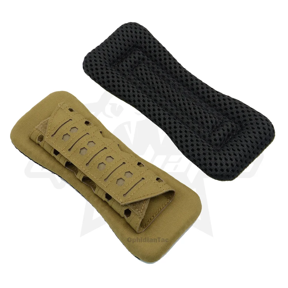 OphidianTac chaleco táctico de corte láser, almohadillas con correa para el hombro, mochila al aire libre, cojín de malla transpirable, almohadilla para el hombro, chaleco de caza - imagen 5