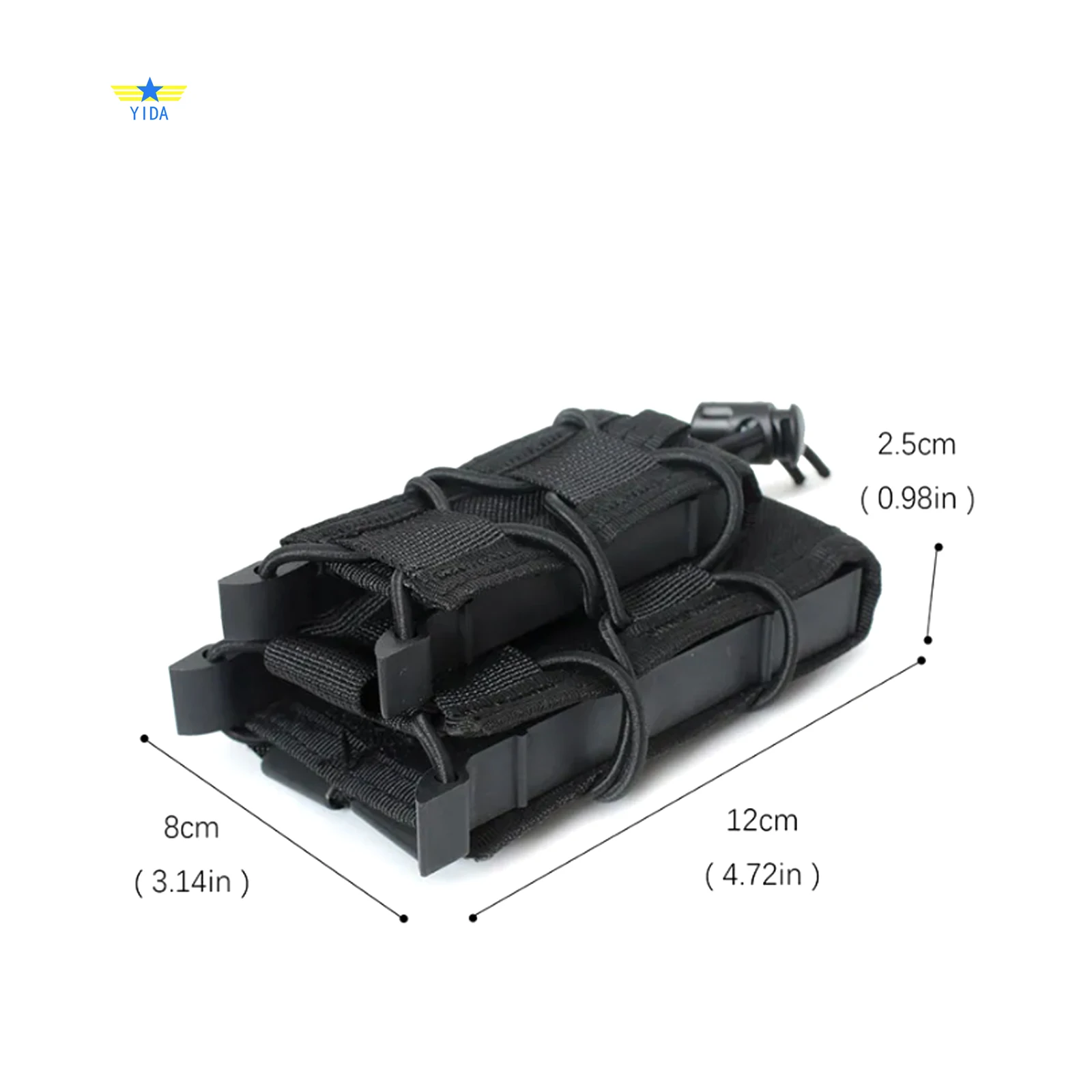 Bolsa táctica doble Mag para caza, juego de guerra, Airsoft Molle, bolsa para revistas, nailon 1000D - imagen 5