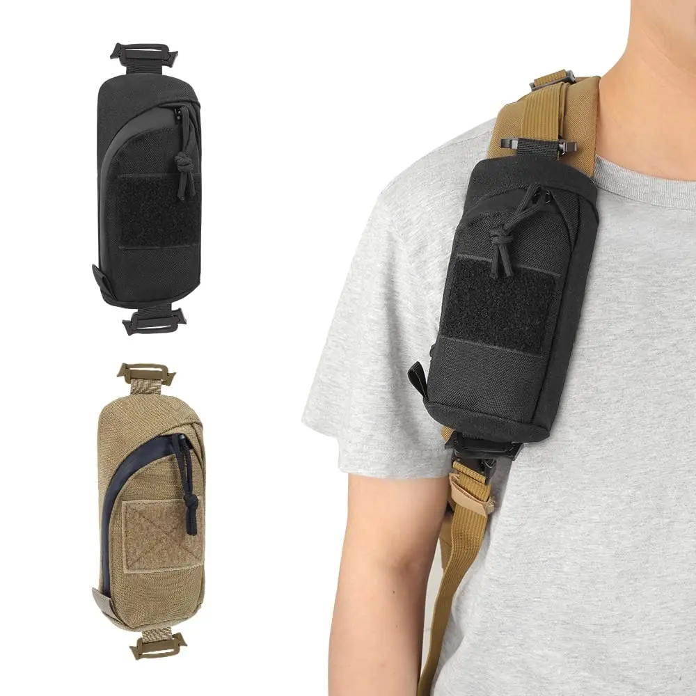 Mochila táctica con correa para el hombro, bolsa Molle, soporte para teléfono, accesorios de caza para senderismo al aire libre, herramienta EDC, riñonera - imagen 4