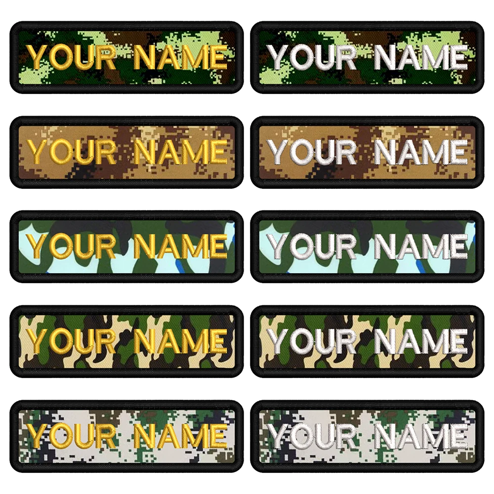 Parches personalizados, parche con nombre personalizado, insignia bordada personalizada colorida, emblemas DIY, bucle de hierro o gancho para ropa - imagen 3