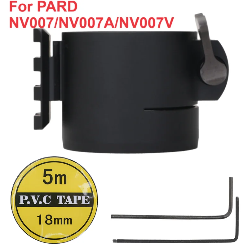 Calibre Bayonet apto para NV007, adaptador de cámara de visión nocturna, soporte con riel para telémetro, soplete - imagen 2