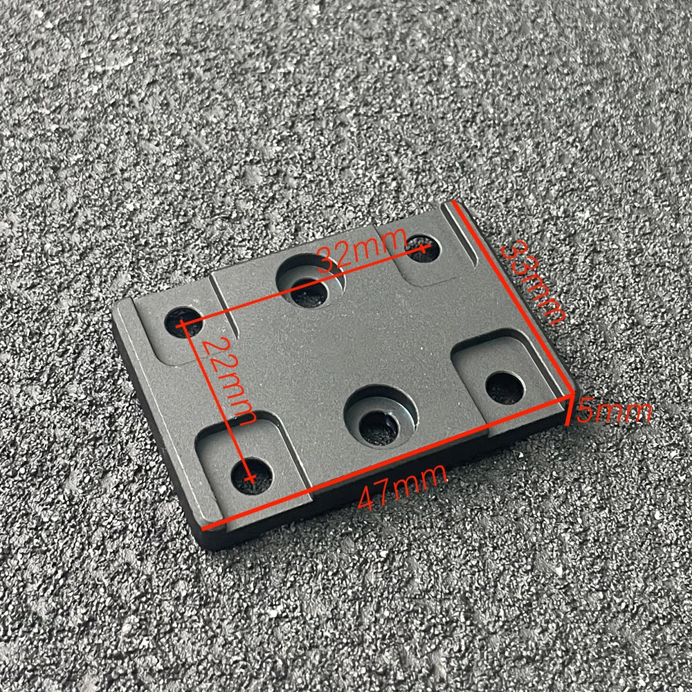 Montaje de ranura de M-LOK de doble cara para explorador, adaptador CNC para dos luces de explorador, accesorios de caza, novedad de 2023 - imagen 5