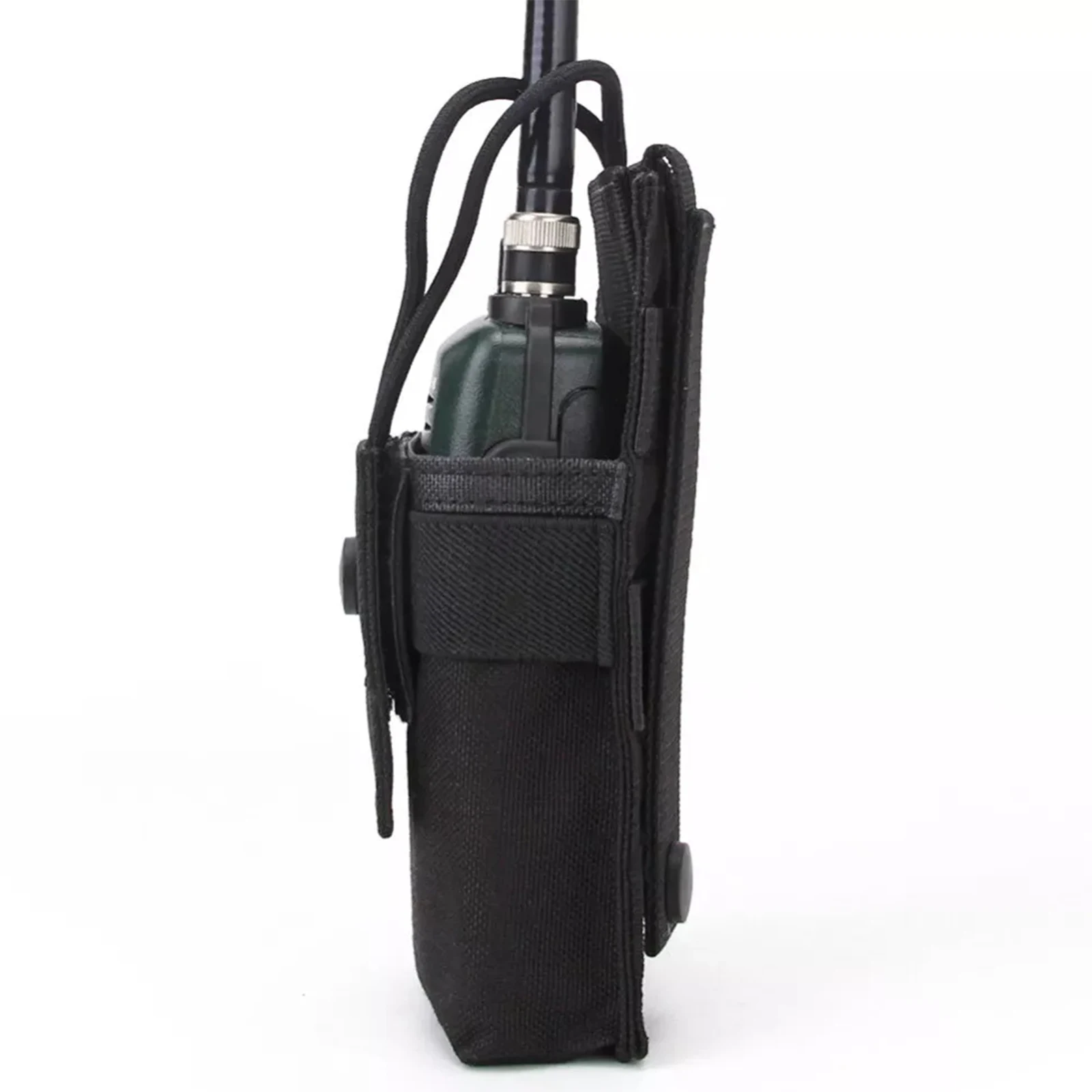 Bolsa táctica ajustable para interfono MOLLE, soporte corto para Radio, funda táctica para Radio, bolsa para intercomunicador de caza - imagen 4