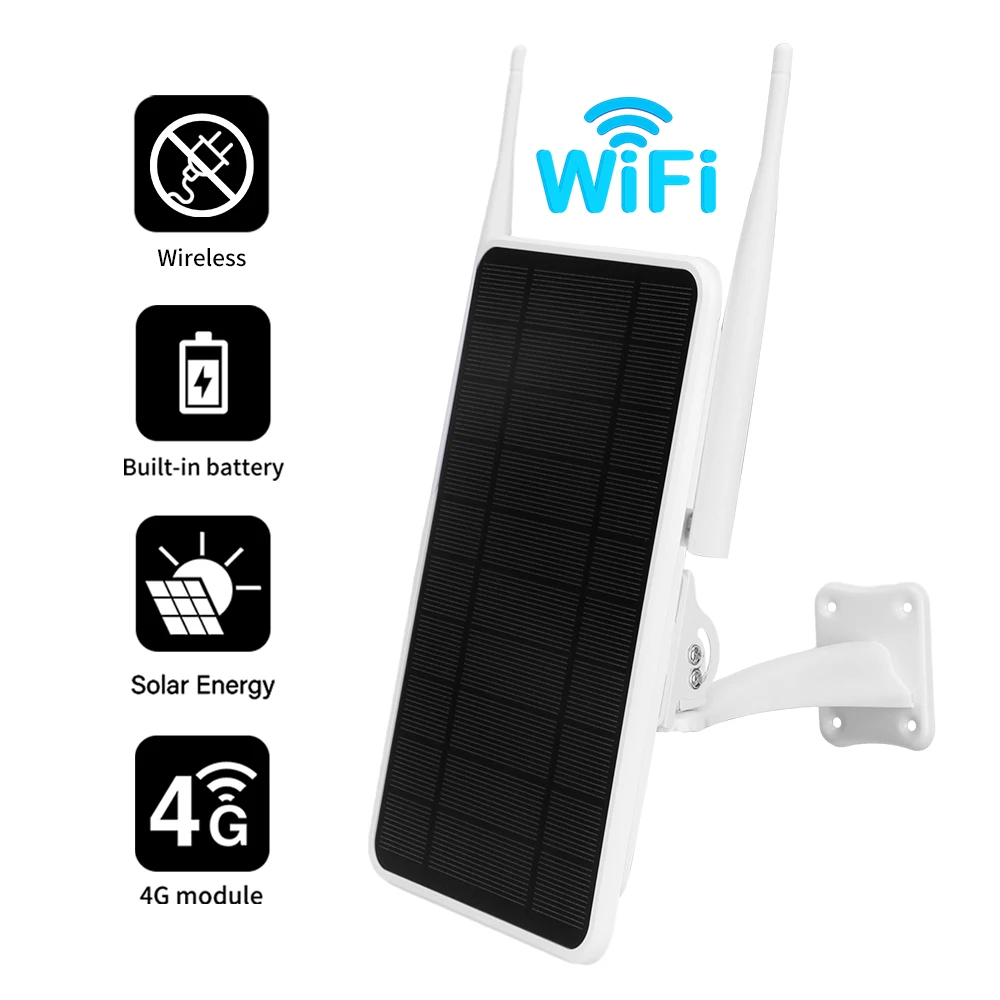 W3 enrutador Wifi Solar inalámbrico 4G para exteriores con ranura para tarjeta SIM, batería recargable integrada, cámara CCTV alimentada por Panel Solar de 15w - imagen 3