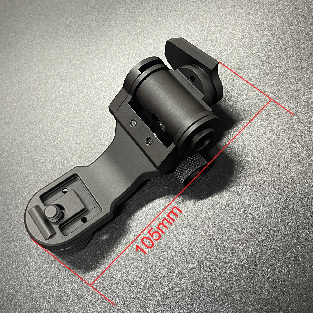 Adaptador de soporte de casco de montaje NVG de brazo J de Metal PVS14 gafas de visión nocturna puente Binocular de cola de milano para Wilcox L4G24 AN/PVS-14 - imagen 3