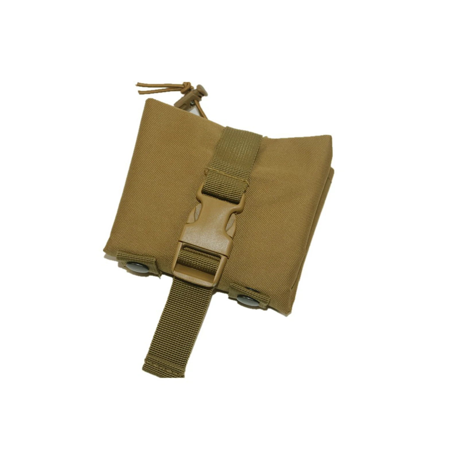 Bolsa de reciclaje de descarga plegable táctica, soporte de bolsa de almacenamiento de transporte con cinturón Molle, Mini bolsa de descarga plegable táctica, bolsa de caída MOLLE - imagen 5