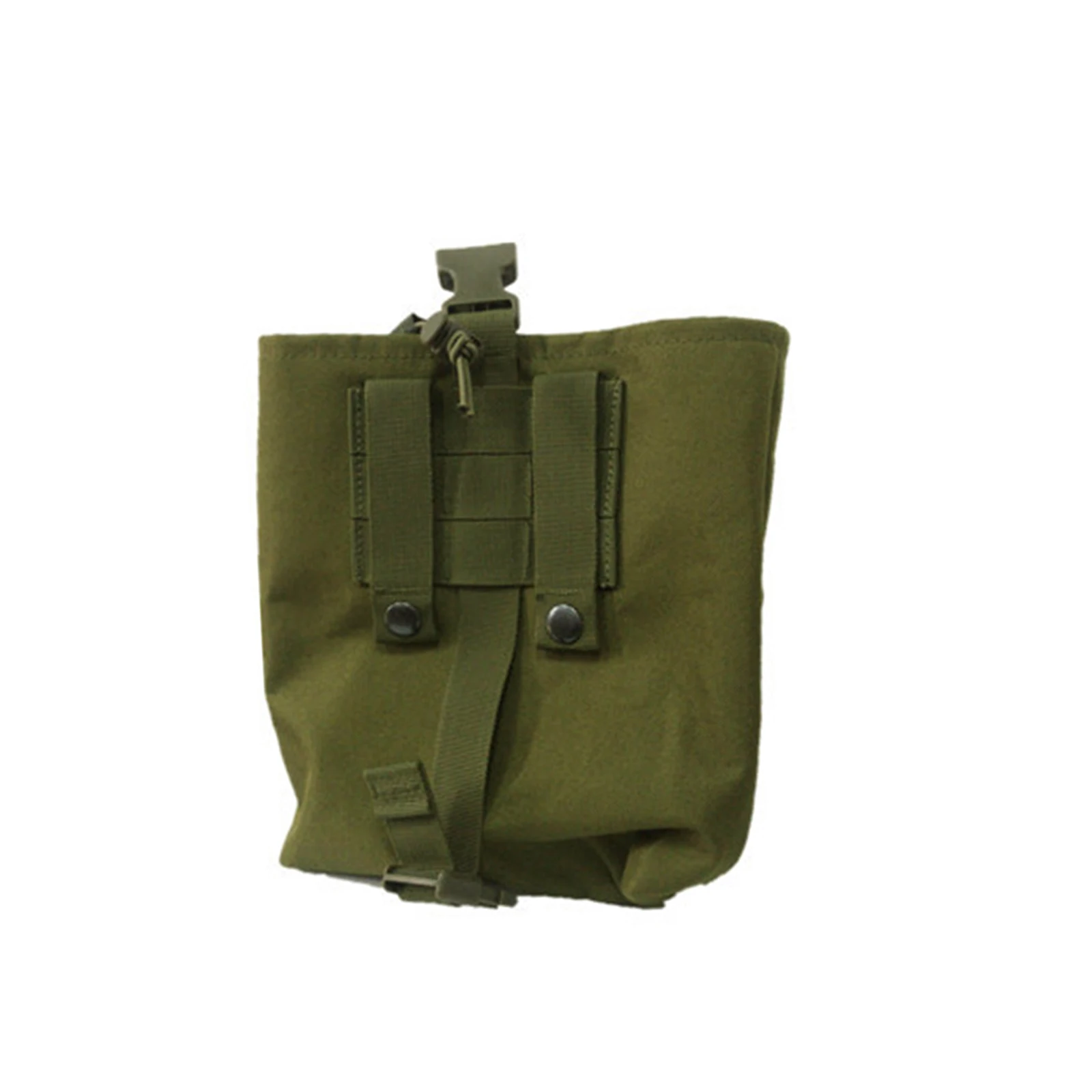 Bolsa de reciclaje de descarga plegable táctica, soporte de bolsa de almacenamiento de transporte con cinturón Molle, Mini bolsa de descarga plegable táctica, bolsa de caída MOLLE - imagen 2