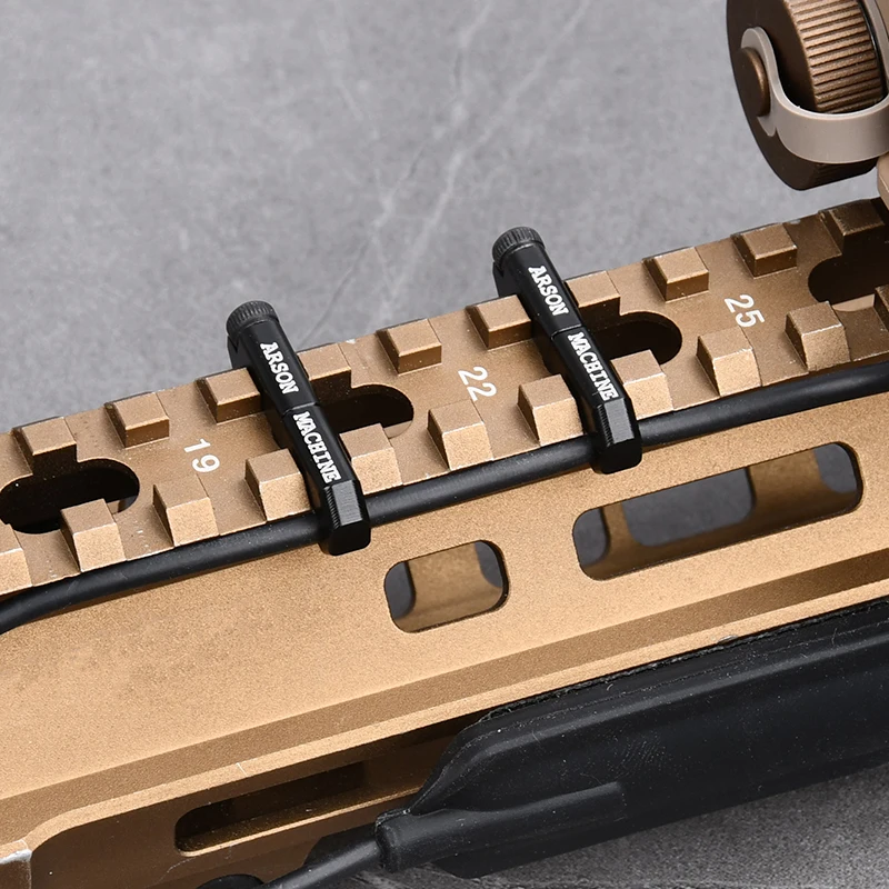 Sistema de guía de Cable airsoft PEQ15 NGAL, cubierta de riel de gestión de cables, riel Picatinny, guardamanos, cola fija - imagen 2