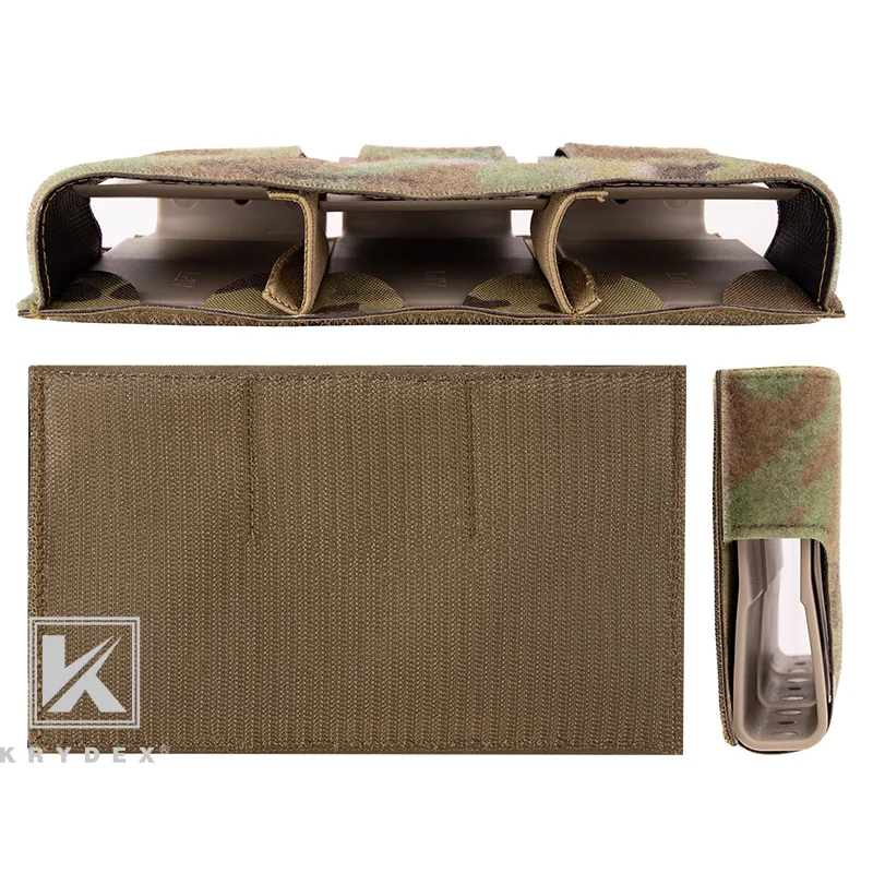 KRYDEX bolsa táctica Triple para revistas 556.223 bolsa de inserción Mag para FCPC LV119 JPC2.0 LBT chaleco canguro - imagen 4