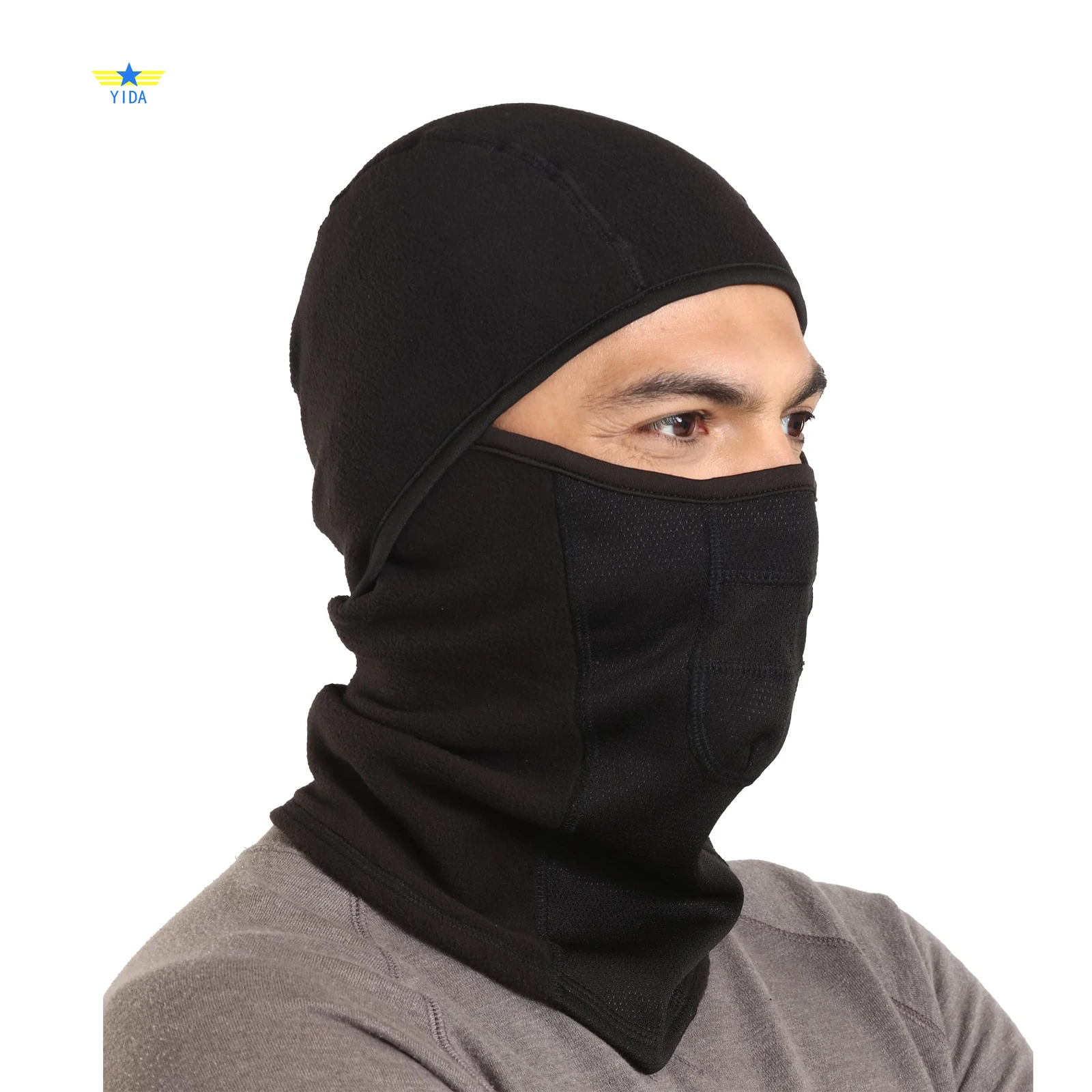 Gorro resistente Máscara facial completa para clima frío, pasamontañas para hombre Calentador facial - Máscaras de esquí de lana de invierno Motocicleta y construcción